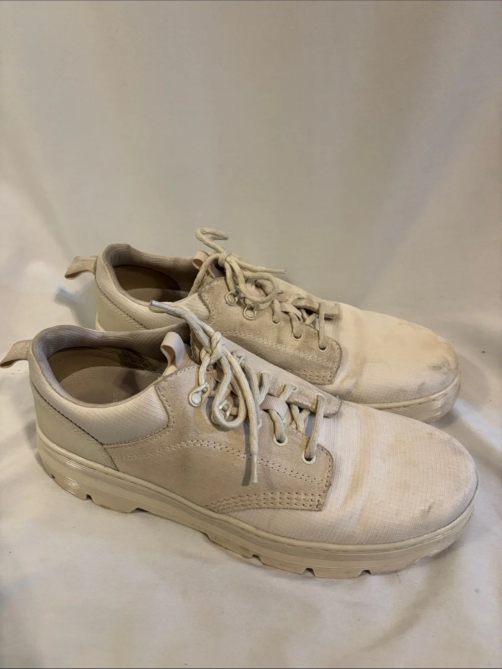 Dr. Martens Reeder Lug Sole Derby White Shoes Size Men's 12